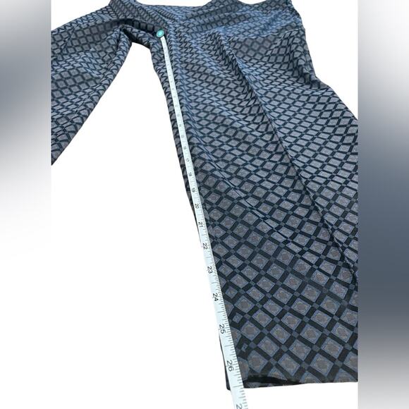 St. John Navy Wool Fringe 3/4 Sleeve Blazer (Sz 10) and Pant (Sz 12) Set - Picture 11 of 15